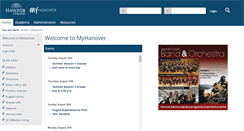 Desktop Screenshot of my.hanover.edu