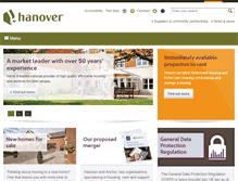 Tablet Screenshot of hanover.org.uk