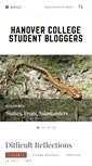 Mobile Screenshot of blogs.hanover.edu