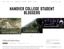 Tablet Screenshot of blogs.hanover.edu
